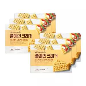 [4번구워 더 바삭한] 플레인 크래커 340g 6개