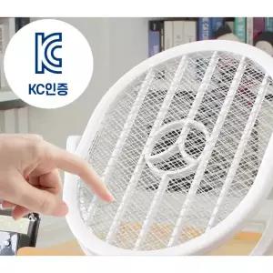 나들이 전자 해충킬러 회전형 충전식/전기모기채 전자파리채 캠핑