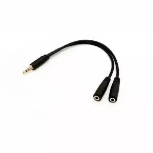 [룽스_65]3.5mm 스테레오 Y형 USB 젠더 케이블