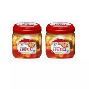 [종가집] 종가 담백한 나박김치 1.2kgx2 맛있는 간편식 한국식품