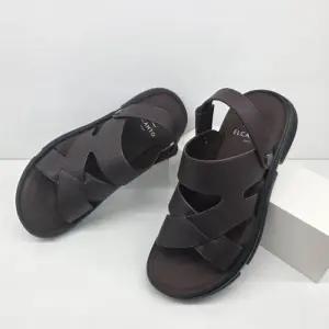 엘칸토 M백화점 남성소가죽  투웨이샌들 소프트 경량 소가죽 투웨이 남성 샌들 LCMW20