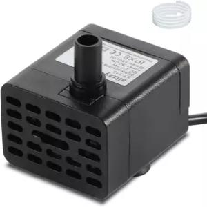알리지 USB DC 5v 50 GPH 80L/H 3W 소형 워터 펌프 튜빙 및 조절 가능한 유량으로 테이블탑 분수 수족관