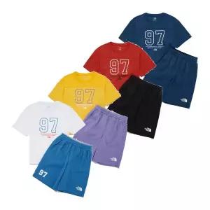 노스페이스키즈(NT7UR21전색상) 1997 메쉬 크루 세트 955195
