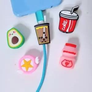 케이블 보호캡 단선방지 선정리 케이블캡 케이블보호 케이블꺽임방지 (WC2676D)