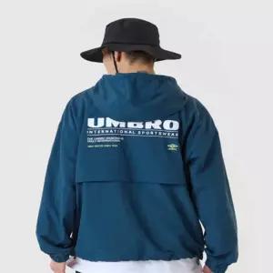 엄브로 UQ221CWT41 PBL0 봄아우터 나일론자켓 클래식 긴팔 후드형 아노락 블루 41 4845771