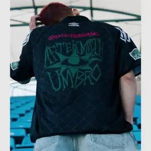 엄브로 UR221ORJ41 BLK0 라운드티셔츠 카라티셔츠 UMB X AFTERMATH 풋볼 져지 블랙 41 6353740