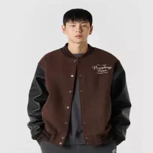 엄브로 UQ321CPJ98 BRW0 밀리터리룩 야상 HBL 로얄 컬리지 프리미엄 바시티 자켓 브라운 98 5434389