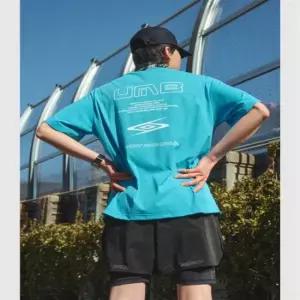 엄브로 UQ221SRS52 HBL0 라운드티셔츠 카라티셔츠 셔틀런 프레쉬 반팔 티셔츠 블루 52 5092864