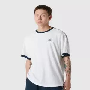 엄브로 UQ321CRS81 SCW0 라운드티셔츠 카라티셔츠 HBL OG 사이드다이아 반팔 티셔츠 화이트 81 5151863