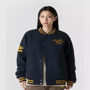 엄브로 UQ321CPJ98 DVY0 밀리터리룩 야상 HBL 로얄 컬리지 프리미엄 바시티 자켓 네이비 98 5434393