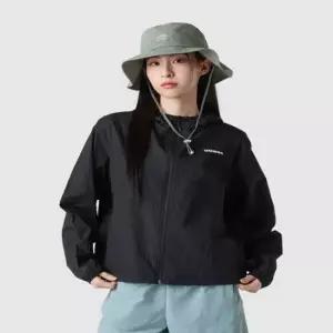 엄브로 UQ222CJK66 BLK0 맨투맨 캐주얼 라이트브리즈 쿨링 우먼스 경량후드자켓 블랙 66 5110449