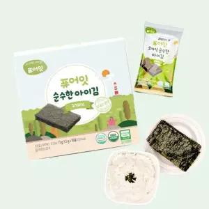 퓨어잇 오가닉 순수한 아이김 김100 유기농 아기반찬