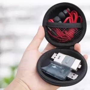 고품질 충전기 하드 케이블 이어폰 파우치 케이스 USB 보관 포켓파우치 (WB9AEB2)