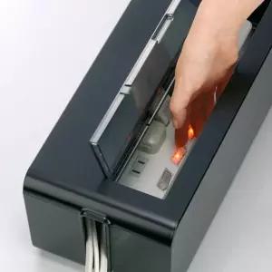고품질 심플인테리어 케이블 전선정리 투명커버 멀티탭박스 L 콘센트가리개 (WE6C9FC)