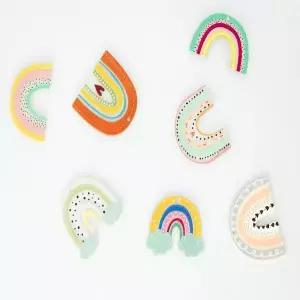 고품질 무지개 DIY 키링 가방 악세사리 부자재 만들기 재료 (WEB437C)