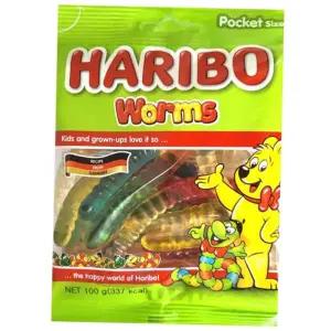 수입젤리 하리보 웜즈 x 10개입 1박스 HARIBO 젤리 100g