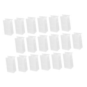 디어마미 30pcs 일회용 멀미 구토 봉투 여행 학교 및 야외용 씰링 스트립이 있는 크래프트 종이 청소