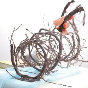 CONGZHANH 118300cm 작은 벽걸이 인공 벚꽃 화환 덩굴 정원 파충류 크리스마스 가지 결혼식 포도 가짜