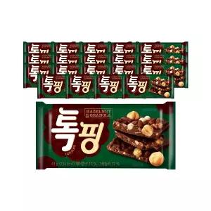 오리온 톡핑 헤이즐넛 그래놀라 43g, 10입, 2개