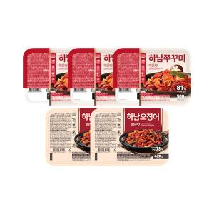 하남쭈꾸미 매운맛 500g, 3개 + 하남오징어 매운맛 420g, 2개
