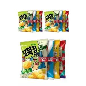 오리온 꼬북칩/포카칩/오감자/썬 각 3봉 총 12봉
