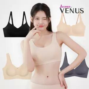 비너스외 누디 브라 심리스 무봉제 브래지어 노와이어 에어로쿨 메쉬 스포츠 여자 여성 속옷
