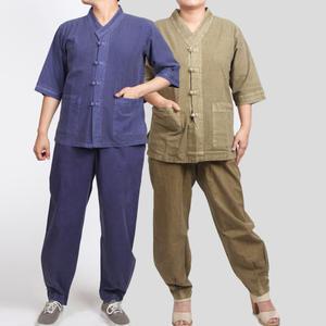 MC204_면30수 V넥 7부 저고리+바지/생활한복 개량한복