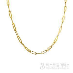 베스트금거래소 24k 순도 99.9 미니클립체인 순금목걸이 11.25g