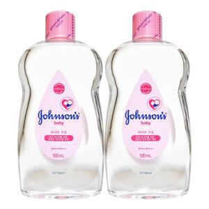존슨즈 베이비 오일 레귤러 500mL X 2개