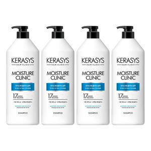 케라시스 모이스춰 클리닉 샴푸, 980ml, 4개