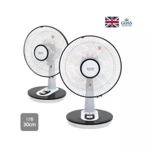 고스 12인치(30cm) 탁상용 선풍기 GSF-7747KN 데스크팬 작은 스탠드 선풍기 캠핑 가정용