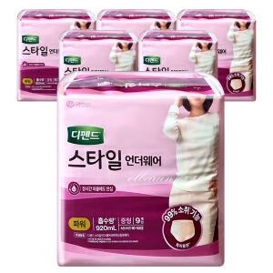 디펜드 스타일 언더웨어 파워 여자 중형 9Px6팩