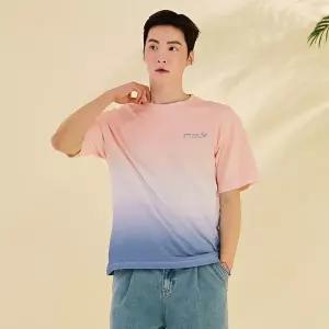 [하프클럽/체이스컬트]남자 그라데이션 반팔티
