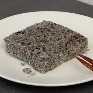 [마을기업싸리재]시루떡 [ 흑임자 현미 백설기 80g 10봉 ] 아침대용 영양 무설탕떡 개별포장