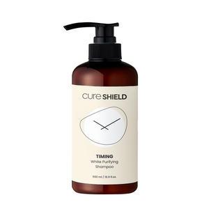 큐어실드 타이밍 화이트 퓨리파잉 샴푸 EP 04 비듬 지성 두피 500ml