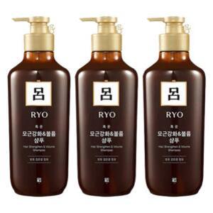 려샴푸 흑운 모근강화 볼륨케어 샴푸 550ml 3개