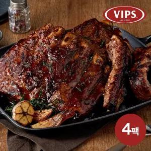 [빕스] 왕갈비 바비큐 폭립 640g 4팩