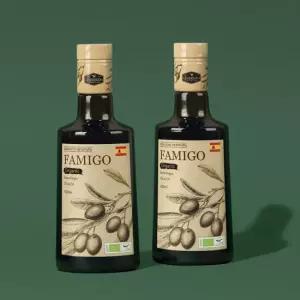 [파미고] 유기농 냉압착 엑스트라 버진 올리브 오일 500ml 2병
