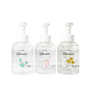버틀러 버블 핸드워시 500ml 3종 모링가+복숭아+국화 BNS