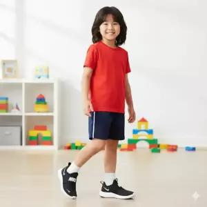 나이키 키즈 플렉스 러너4 블랙 끈없는 운동화 가벼운 신발