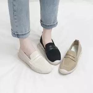 디아슈즈 피앙 말랑 쿠션 니트 페니로퍼 슬립온 3cm