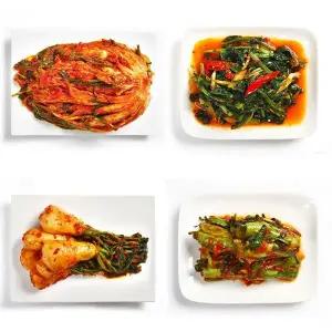 소문난 김치 모듬세트 A형 3.6kg (포기김치+열무김치+총각김치+오이소박이(각900g/국내산)