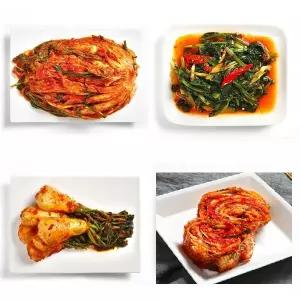소문난 김치 모듬세트 C형 3.6kg (포기김치+열무김치+총각김치+매운김치(각900g/국내산)
