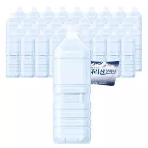 지리산 물하나 무라벨 2Lx36개 생수 샘물 sh