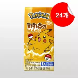 삼립 피카츄의 바나나우유 190ml x 24개