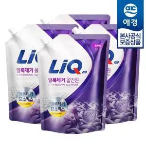 [애경] 리큐 얼룩제거 올인원 세탁세제 리필 2.1L x4개
