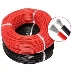 4AWG 내열 실리콘 케이블 주석도금 구리 전선 배터리 연결선 도체 1P