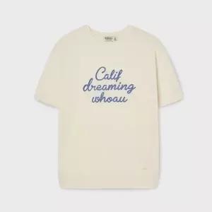 [후아유](대전신세계)Lettering Boucle Sweater WHKAG2422F