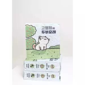 고영희씨 두부모래 42L (7L x 6개) 오리지널. 1.5mm 극세입자.