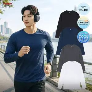 [BFL] 남성 사계절 크레오라 냉감 라운드 긴팔티셔츠 이너티 고스판 S2ERTS-102M